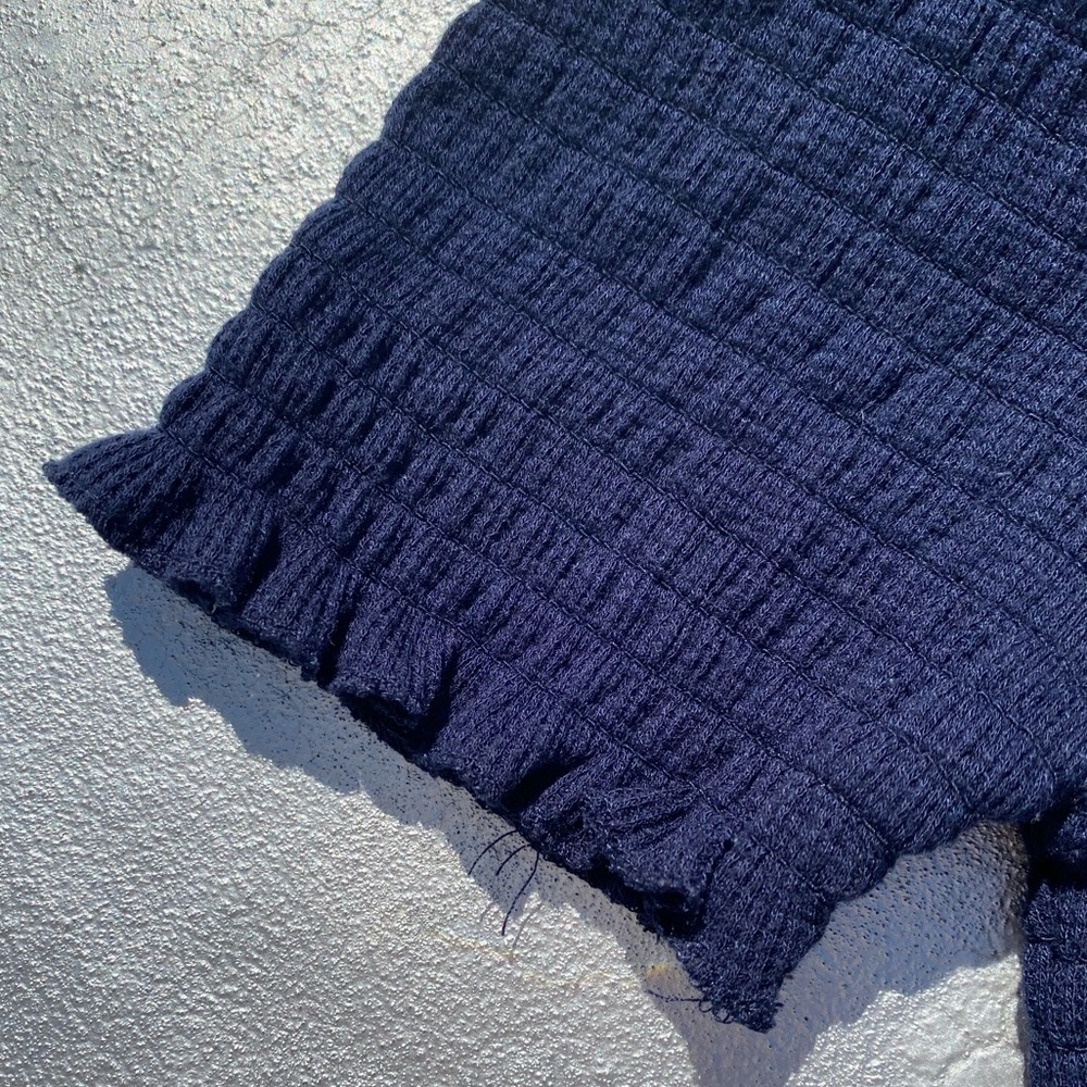 LIKE NEW Rushed/Ruffle Tee - Picture 5 of 7